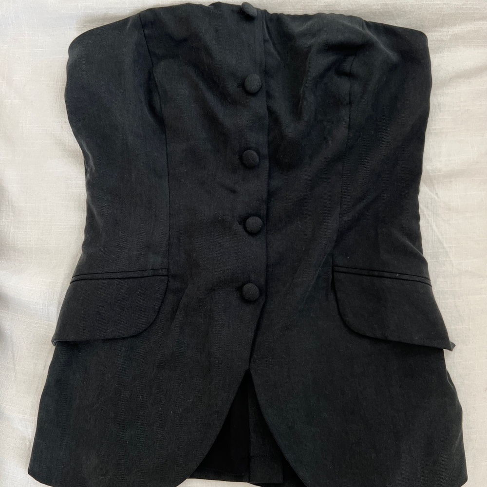 Reformation Tonya Strapless Top - Picture 2 of 5